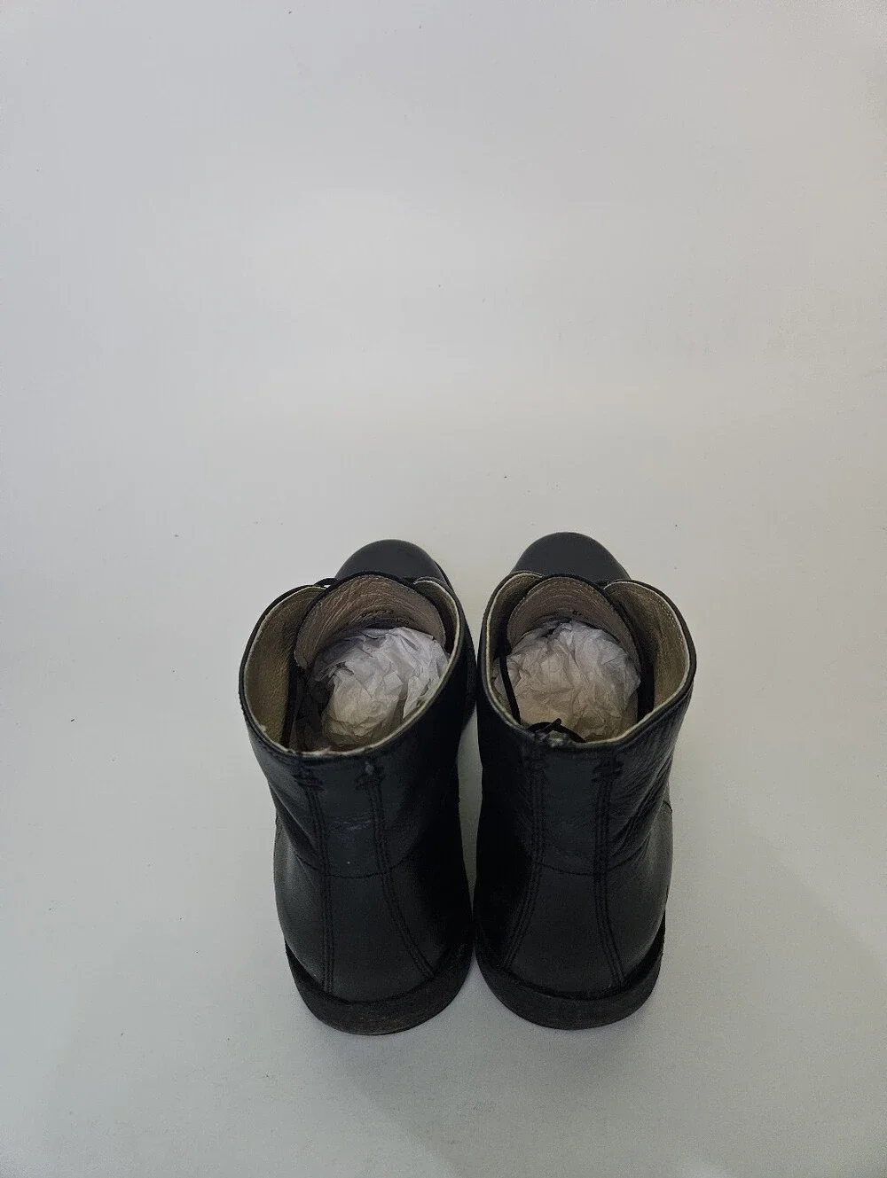 Frye Phillip Chukka Boots Lace Up Black Leather Shoes Men 10.5 D 87533